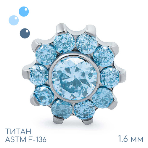 Накрутка Sunflower Aqua 1.6 мм
